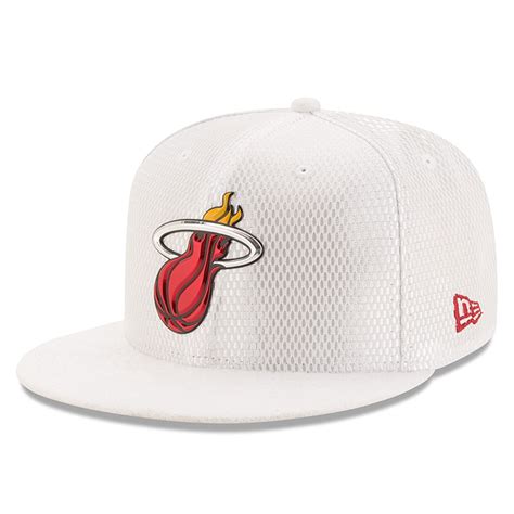 miami heat fitted hat|miami heat hat white.